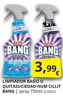 Supermercados MAS CILLIT BANG Limpiador baño o quitasuciedad-hum oferta