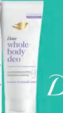 Supermercados MAS DOVE Desodorante body lavender o citruscrema oferta