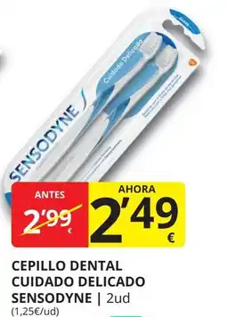 Supermercados MAS SENSODYNE Cepillo dental cuidado delicado oferta