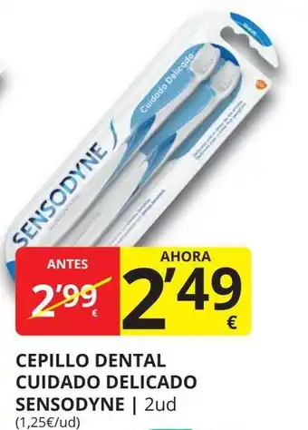 Supermercados MAS SENSODYNE Cepillo dental cuidado delicado oferta