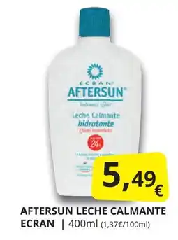 Supermercados MAS ECRAN Aftersun leche calmante oferta