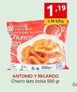 Supermercados Extremadura ANTONIO Y RICARDO Churro lazo bolsa oferta