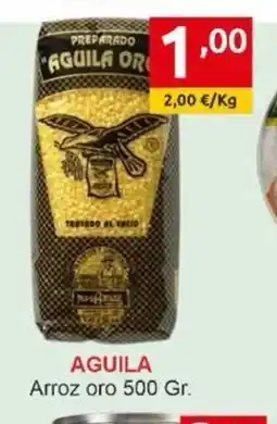 Supermercados Extremadura AGUILA Arroz oro oferta
