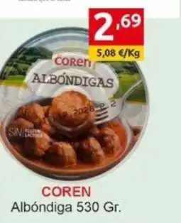 Supermercados Extremadura COREN Albóndiga oferta