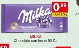 Supermercados Extremadura MILKA Chocolate con leche oferta