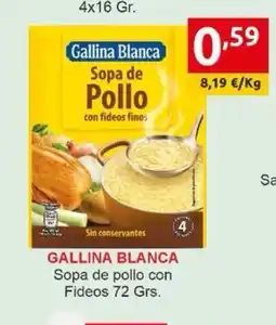 Supermercados Extremadura GALLINA BLANCA Sopa de pollo con oferta