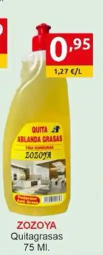 Supermercados Extremadura ZOZOYA Quitagrasas oferta