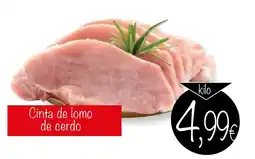 Supermercados Piedra Cinta de lomo de cerdo oferta