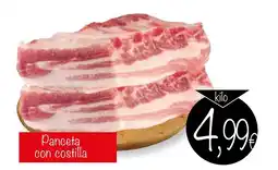 Supermercados Piedra Panceta con costilla oferta