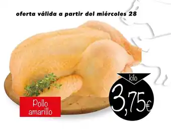 Supermercados Piedra Pollo amarillo oferta