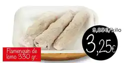 Supermercados Piedra Flamenquín de lomo oferta