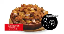 Supermercados Piedra Chicharrón oferta