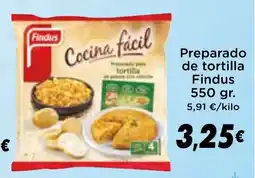 Supermercados Piedra FINDUS Preparado de tortilla oferta