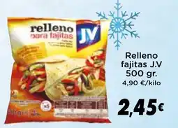 Supermercados Piedra J.V Relleno fajitas oferta