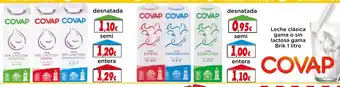 Supermercados Piedra COVAP Leche clásica gama o sin lactosa oferta