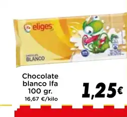 Supermercados Piedra Chocolate blanco oferta