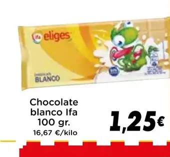 Supermercados Piedra Chocolate blanco oferta