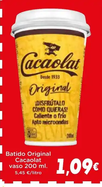 Supermercados Piedra CACAOLAT Batido Original oferta