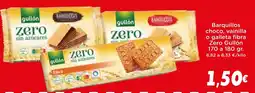 Supermercados Piedra GULLON Barquillos choco, vainilla o galleta fibra Zero oferta