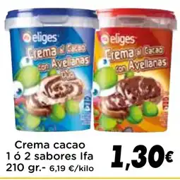 Supermercados Piedra Crema cacao oferta