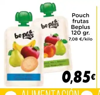 Supermercados Piedra BEPLUS Pouch frutas oferta