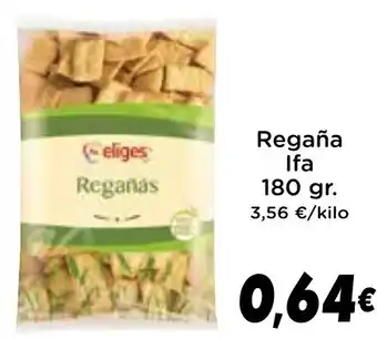 Supermercados Piedra Regaña oferta