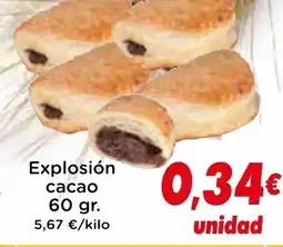 Supermercados Piedra Explosión cacao oferta