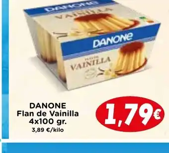 Supermercados Piedra DANONE Flan de Vainilla oferta