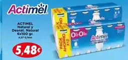 Supermercados Piedra ACTIMEL Natural y Desnat. Natural oferta