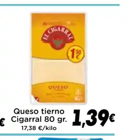 Supermercados Piedra CIGARRAL Queso tierno oferta