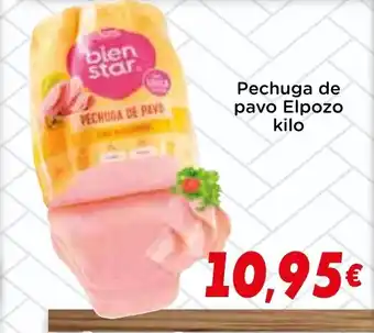 Supermercados Piedra ELPOZO Pechuga de pavo oferta