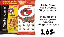 Supermercados Piedra MisterCorn Mix 5 Grefusa oferta