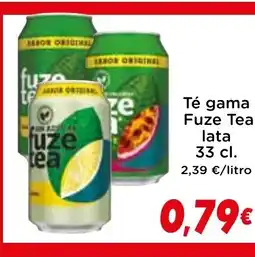 Supermercados Piedra FUZE TEA Té gama oferta