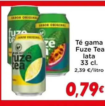 Supermercados Piedra FUZE TEA Té gama oferta