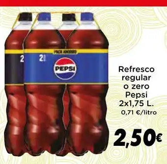 Supermercados Piedra PEPSI Refresco regular o zero oferta