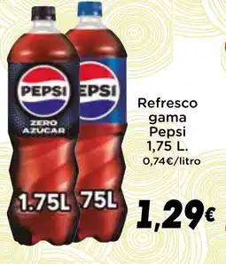 Supermercados Piedra PEPSI Refresco gama oferta