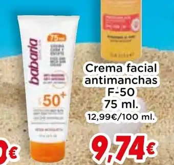 Supermercados Piedra Crema facial antimanchas oferta
