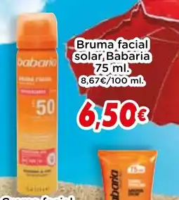 Supermercados Piedra BABARIA Bruma facial solar oferta