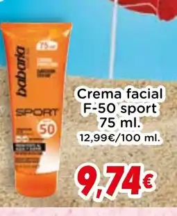 Supermercados Piedra Crema facial oferta