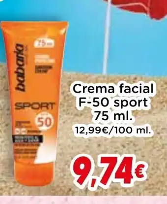 Supermercados Piedra Crema facial oferta