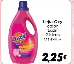 Supermercados Piedra LUZIL Lejía Oxy color oferta
