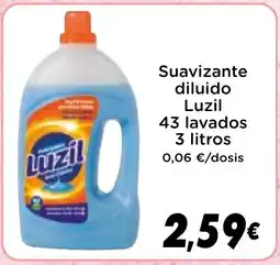 Supermercados Piedra LUZIL Suavizante diluido oferta