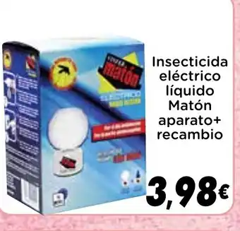 Supermercados Piedra Insecticida eléctrico líquido Matón aparato+ recambio oferta