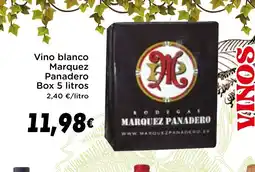 Supermercados Piedra MARQUEZ PANADERO Vino blanco oferta