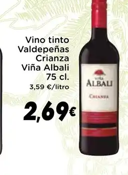 Supermercados Piedra CRIANZA VINA ALBALI Vino tinto Valdepeñas oferta