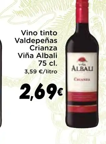 Supermercados Piedra CRIANZA VINA ALBALI Vino tinto Valdepeñas oferta