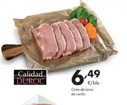 Supermercados Lupa Cinta de lomo de cerdo oferta