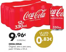 Supermercados Lupa COCA-COLA Original, zero o zero zero oferta