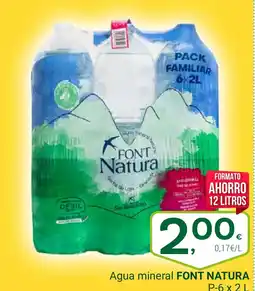 Supermercados Dani FONT NATURA Agua mineral oferta