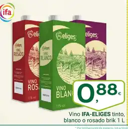 Supermercados Dani IFA ELIGES Vino tinto blanco o rosado oferta